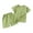Green, variant on Qingpeng Kids Girls Toddler Solid Cotton Daily Short Summer Pajamas Quick Dry Sleepwear Set