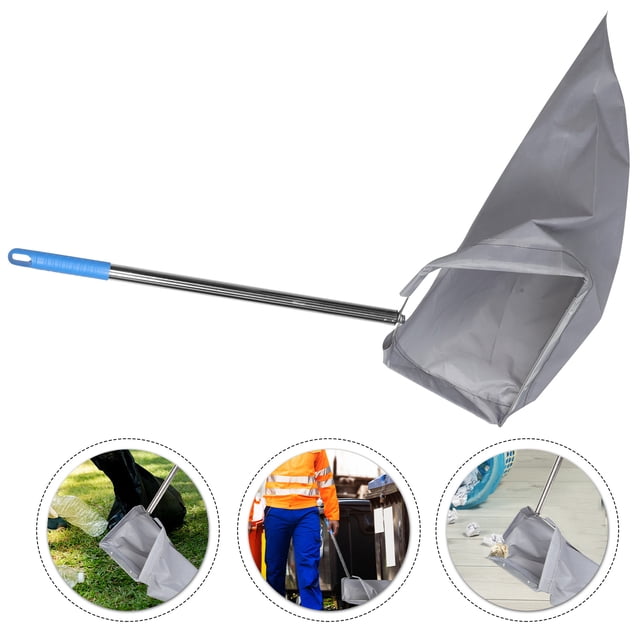 WRISTBIQUE Recogedor Largo Con Bolsa Gruesa Y Reforzado Para Recolección Eficiente En Exteriores Color Multi