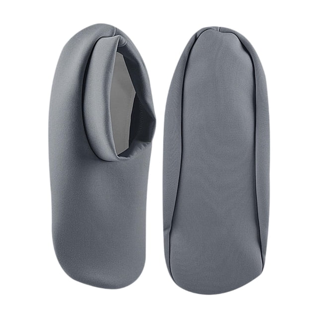Milaget Castor Oil Pack Wrap for Feet Castor Oil Foot Socks Soft Easy to Use Foot Covers Gray