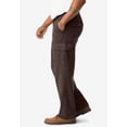 thumbnail image 3 of Boulder Creek By Kingsize Men's Big & Tall  Renegade Side-Elastic Waist Cargo Pants, 3 of 5