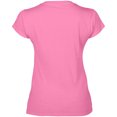thumbnail image 3 of Gildan Ladies Soft Style Short Sleeve V-Neck T-Shirt, 3 of 5