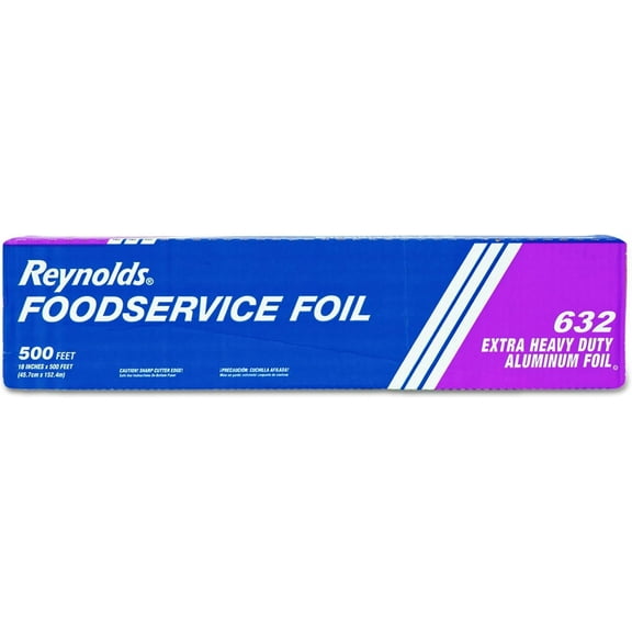 Reynolds 632 Extra Heavy Duty Aluminum Foil Roll 18"x500'