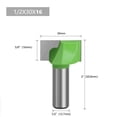 thumbnail image 1 of 1Pc 12.7mm Shank Cleaning Bottom Router Bit Milling Cutter Cnc Milling Cutter Endmill for Wood Engraving Woodworking Tools 30mm, 1 of 6
