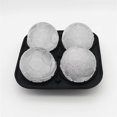 thumbnail image 4 of Silicone Rugby Ice Tray Shape Whisky Ice Ball Maker Hockey Mold, 4 of 5
