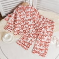 thumbnail image 5 of Boys Pajama Valentines Day Pjs Long Sleeve Bow Button Down Nightwear 5-6 Years Pajamas Boys, 5 of 9