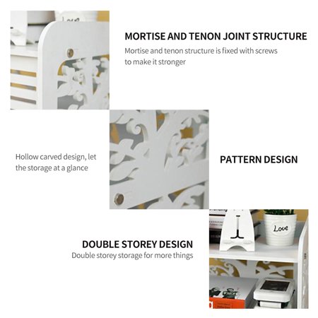 Bedside Table Drawer Wood Plastic Nightstand Chest Cabinet Lamp Side Storage Walmart Canada