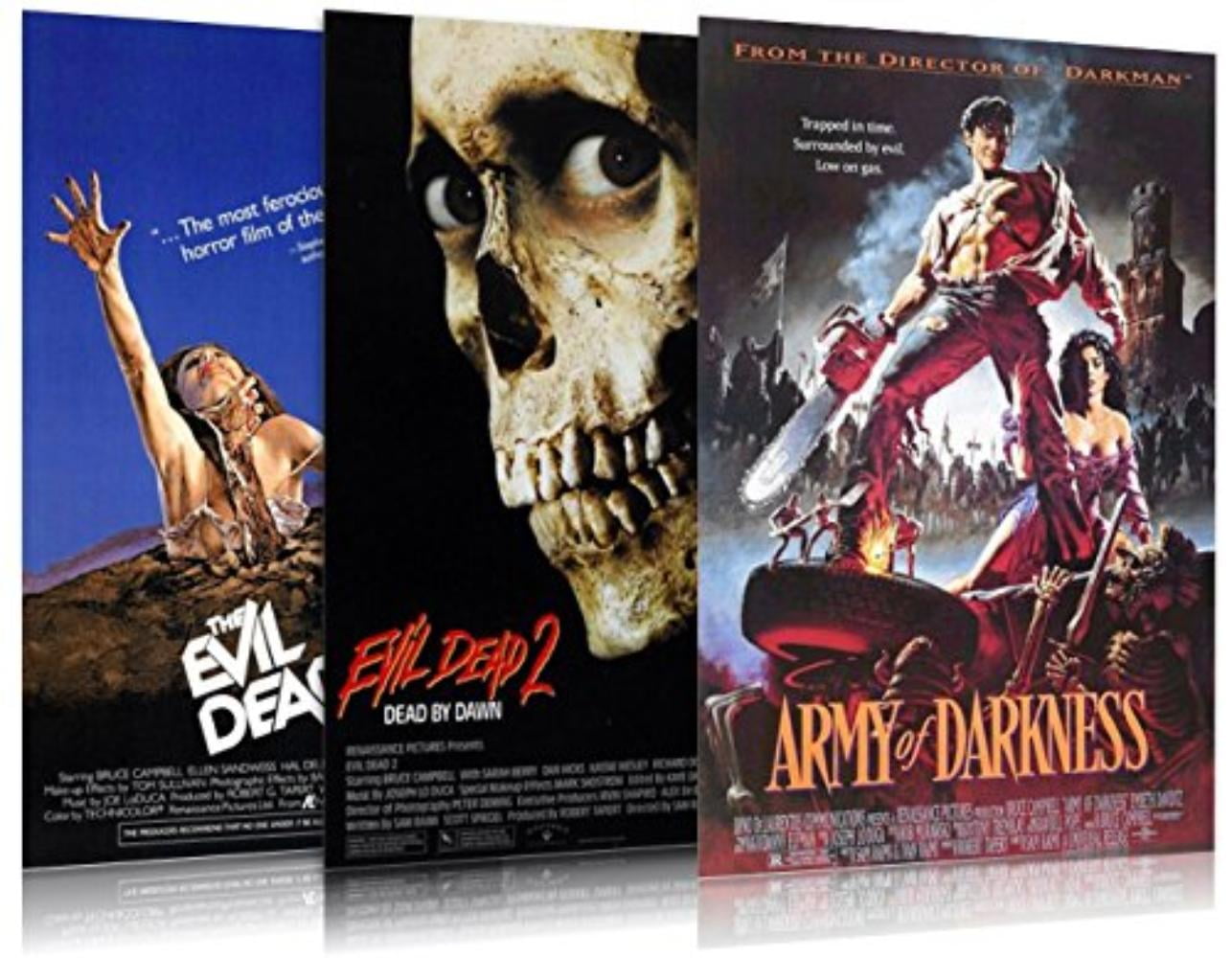 The Evil Dead Trilogy Movie Poster Print Set 3 Piece Movie Poster Set By Poster Stop Online Usa Walmart Com Walmart Com