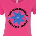 thumbnail image 4 of Inktastic Child Abuse Awareness Save a Child and Speak Up Women's T-Shirt, 4 of 5