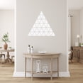 thumbnail image 5 of Uxcell 100Pack 20mm Acrylic Self Adhesive Triangle Mirror Wall Sticker Decals, Silver, 5 of 6