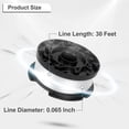 thumbnail image 4 of Paquete de 3 carretes para desmalezar AF-100 compatibles con cortadoras de hilo Black Decker, 30 pies, 0,065 pulgadas, 4 of 6
