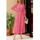 thumbnail image 3 of Vestido PRETTYGARDEN 2025 Floral Maxi de Manga Larga Rosa Talla L, 3 of 8
