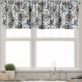 thumbnail image 3 of Ambesonne Bicycle Valance & Curtain, Nostalgic Flower Bird, 55"x45", Multicolor, 3 of 6