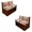 Boho Mandala Highland Cattle, variant on ZUXONGSY Aztec Horse Pattern 4 PCS RV Dinette Cushion Covers Southwest American Tribal Camper Seat Covers Dinette Booth Camper Cushion Slipcover Sofa Slipover for Travel Trailer Couch