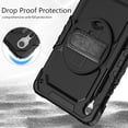 thumbnail image 4 of Samsung Galaxy Tab S10 FE/S9 FE 5G/Tab S9 protective case, 360 ° rotating bracket (black), 4 of 9