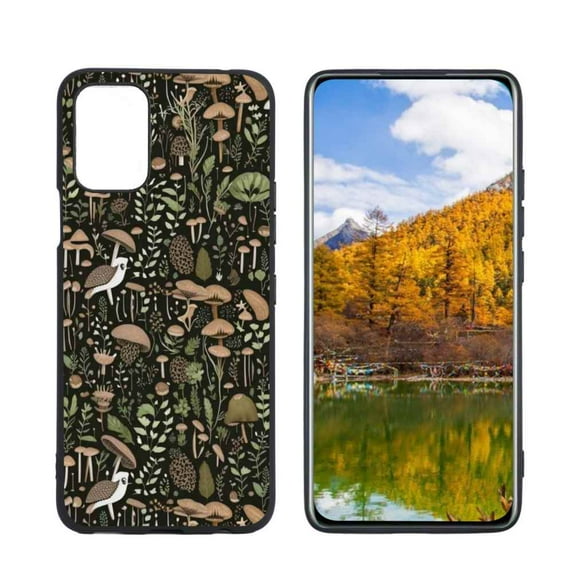 Compatible with LG Q52 Phone Case, Gothic-dark-Fantasy-Forest-Woodland-plant-7 Case Silicone Protective for Teen Girl Boy Case for LG Q52