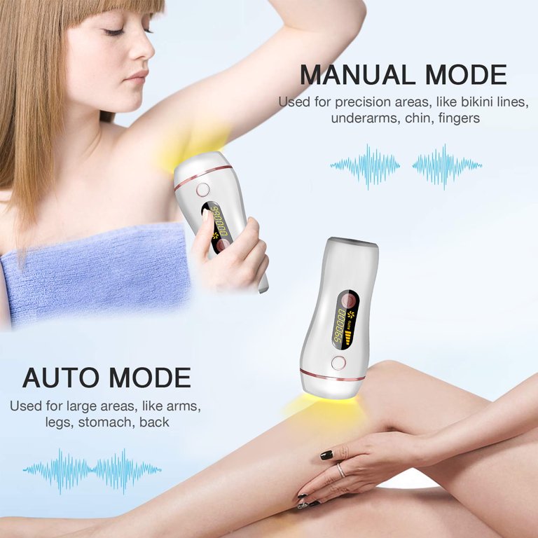 Laser Hair Removal With Cooling System, at-Home IPL Hair Removal for Women  Men, Upgraded to 990,000 Flashes Permanent Hair Removal Device on Facial  Legs Arms Bikini Line 