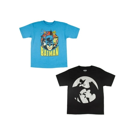 - Justice League Batman Comic Characters Short Sleeve Tee, 2-Piece Set (Little Boys & Big Boys)