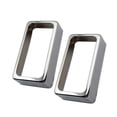 thumbnail image 1 of Cubiertas de Recolección de Metal Hugo Paquete de 2 para Piezas de Instrumentos Musicales de Guitarra Eléctrica Plata Cubierta de pastilla Humbucker de latón, 1 of 7