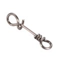 thumbnail image 1 of LYUMO 50Pcs Strong Strength Stainless Steel Quick Connection Clip Connector Tackle Accessory, Fishing Connector, Fishing Swivel Connector, 1 of 5