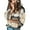 Gray, variant on DOKOTOO Women Sweater Tops Autumn Winter V-Neck Oversized Colorblock Knitted Pullover Blouses Jumper Tops XL 16-18