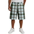 thumbnail image 3 of HKYNLAG Plaid Shorts for Men Casual Classic Drawstring Elastic Waist Bermuda Short Baggy Loose Y2k Lounge Shorts with Pockets Green 2XL, 3 of 5