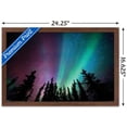 thumbnail image 3 of Aurora Borealis - Sky Wall Poster, 14.725" x 22.375", Framed, 3 of 5