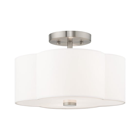 Livex Lighting - Chelsea - 2 Light Flush Mount in New Traditional Style - 13