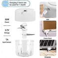 thumbnail image 2 of Mini Electric Chopper, 250ML Mini Mixer Meat Chopper, Electric Carrot Grinder Vegetable Rapier Multi, 2 of 5