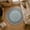 Color 4, variant on World Map Round Velvet Area Rug Educational Globe Pattern Soft Plush Kids Room Bedroom Playroom Carpet SPXUBZ 31.5"×31.5"
