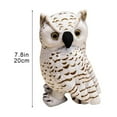 thumbnail image 3 of Plush Owl Stuffed Animals - 8in, Big Eyed Realistic Soft Toy with Embroidered Features, Portable Travel Buddy for Kids, Baby Shower Birthday Gift for Toddlers, 3 of 6