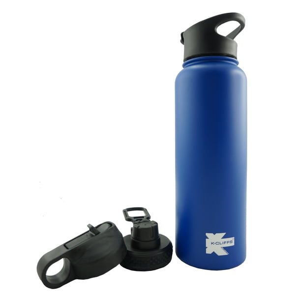 Download Double Wall Sports Water Bottle Vacuum Insulated Flask Stainless Steel Sport Bottles BPA Free 3 ...