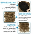 thumbnail image 6 of SAYFUT Long Curly Drawstring Ponytail 24" Synthetic Clip In Ponytail Extensions Black Color for Women Synthetic Clip on Curly Wave Ponytail Hair Pieces(613/2#/4#), 6 of 8