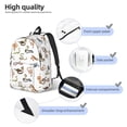 thumbnail image 3 of Balery Snake Mochila Clásica Impresa Básica para Viaje, Mochila Escolar Resistente al Agua, Mochila de Lona con Correas Ajustables-Medium, 3 of 5
