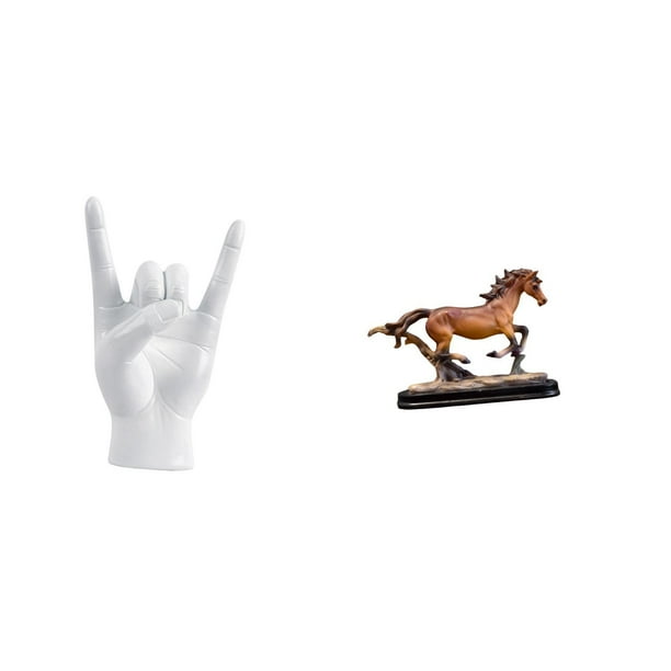 Figura Decorativa Coleccionable Con Escultura De Gesto De Mano Creativa, Ideal Para Decorar El Dormitorio, El Restaurante, El Escritorio, La Sala De Estar O Cualquier Espacio Del Hogar.