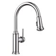 thumbnail image 1 of Empressa High Arc Pull-Down Dual-Spray Kitchen Faucet - Chrome, 1 of 4
