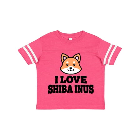 

Inktastic I Love Shiba Inus Gift Toddler Boy or Toddler Girl T-Shirt