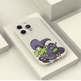 thumbnail image 4 of Defensa confiable con un toque de estilo: cubierta de teléfono plateada mate de doble capa con ilustraciones coloridas para iPhone 15 Pro Max 14 13 12 Pro 11, 4 of 4