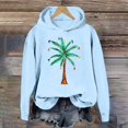 thumbnail image 2 of WILLBEST Sudaderas para Mujer, Sudadera con Capucha de Árbol de Navidad para Mujer, Sudadera con Capucha Tropical de Playa Navideña, Camiseta Navideña de Manga Larga XX-Grande, 2 of 3