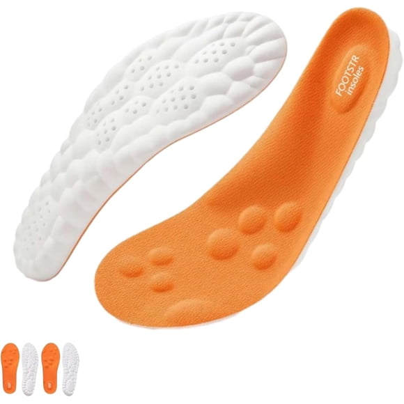 Plantillas Footstr 4D Cloud con soporte de arco para niños y jóvenes, 2 pares