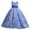 Navy Blue Flower, variant on URMAGIC 3-13T Girls Sleeveless Floral Bridesmaid Wedding Maxi Dress Kids Princess Pageant Lace Prom Ball Gown Dresses