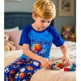 thumbnail image 4 of Boys' Pajamas Set Short Sleeves Tops & Long Pants 2-Piece Printed Kid Sleepwear Pajamas Set for Boys 6-14Y, 4 of 7