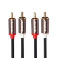 thumbnail image 2 of Cables RCA Smithok, paquete de 2 unidades, 2 machos a 2 machos, sonido Hi-Fi de 2 m, 2 of 5