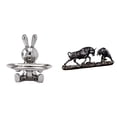 thumbnail image 1 of Figura Creativa De Conejo, Figura De Toro, Obra De Arte Moderna, Escultura De Animal De Estilo Chino Para Pascua, Bodas, Cumpleaños, Regalos, Escritorio, Entrada, Dormitorio, 1 of 8