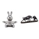 thumbnail image 1 of Figura Creativa De Conejo, Figura De Toro, Obra De Arte Moderna, Escultura De Animal De Estilo Chino Para Pascua, Bodas, Cumpleaños, Regalos, Escritorio, Entrada, Dormitorio, 1 of 8