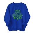 thumbnail image 6 of Otqutp Kids Crewneck Sweatshirt Girls Thin Pullover Sweatshirts St Patricks Day Casual Long Sleeved Shirt Teens Shamrock Print Tops, 6 of 8