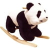 Trademark Global Happy Trails Panda Plush Rocking Animal