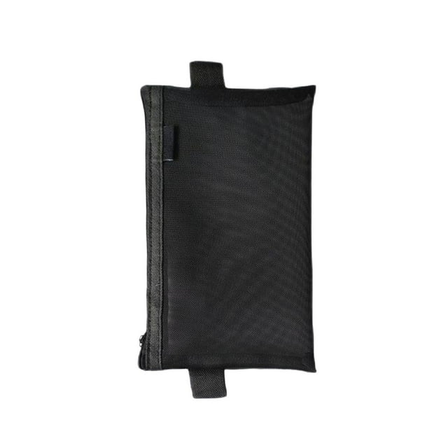 Estuche para lápices con cremallera de malla | Organizador de papelería de nylon transparente | Bolsa de bolígrafo transparente portátil para oficina, universidad, viajes, cosméticos, maquillaje