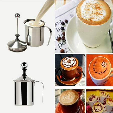 Stainless Steel Milk Frothing Jug Fast Boiling Coffee Milk Mug Cup Coffee cappuccino Latte Container Metal Pitcher Barista Craft (Best Vessel For Boiling Milk)