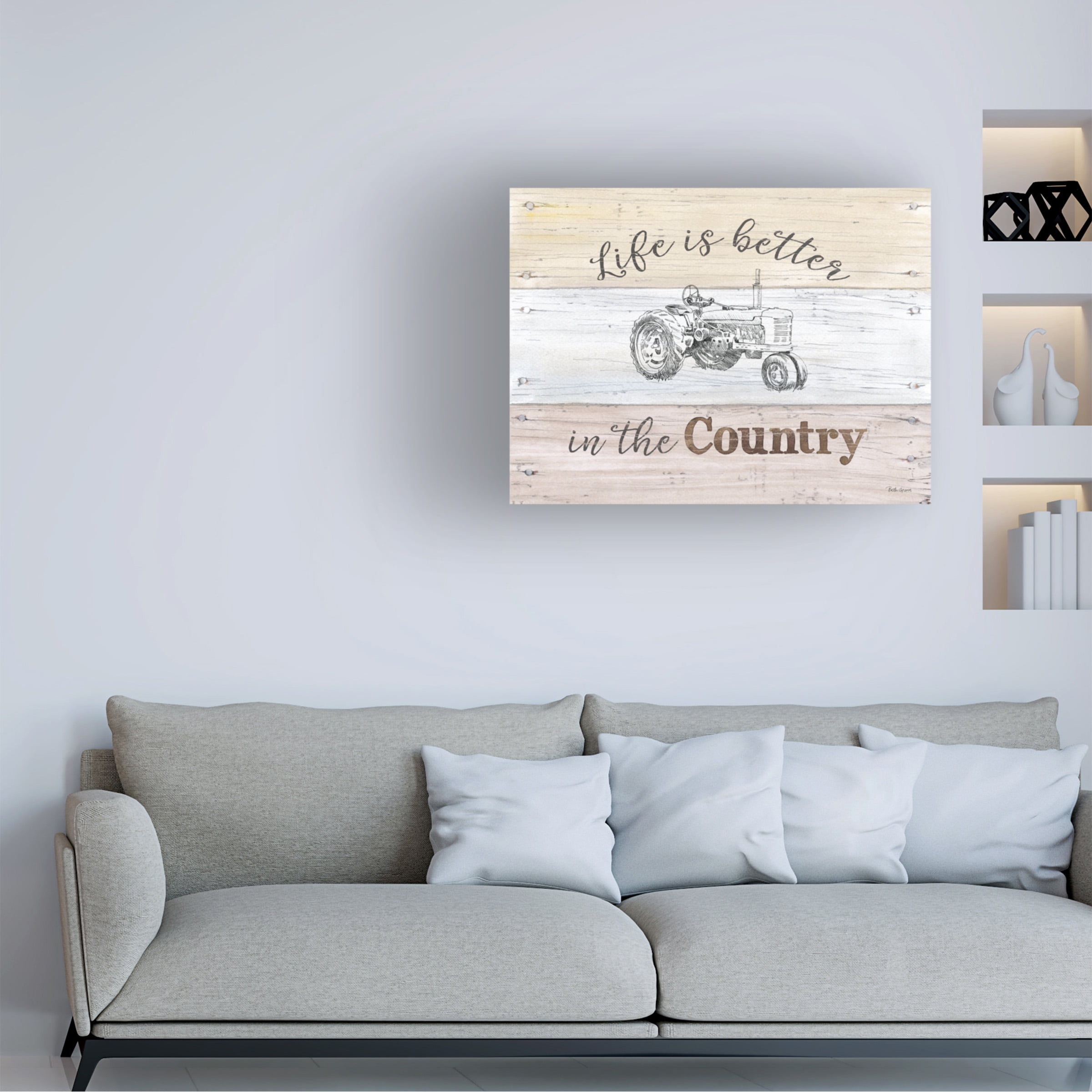 Beth Grove 'Farmhouse I' Canvas Art