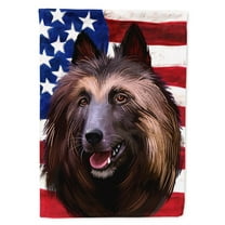 Carolines Treasures CK6429CHF Belgian Tervuren American Canvas House Size Outdoor-Flags, Multicolor